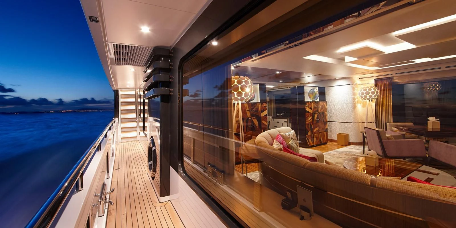 a boat on the water aboard PHILOSOPHY Yacht for Sale