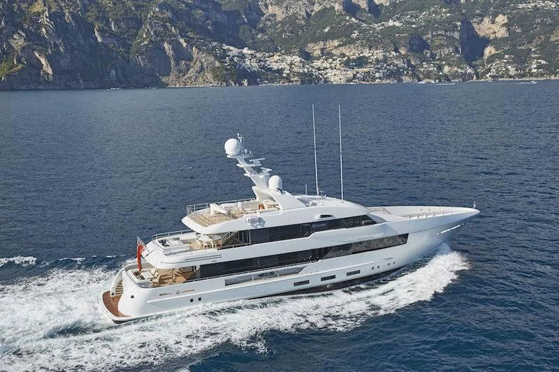 a boat on the water aboard PHILOSOPHY Yacht for Sale
