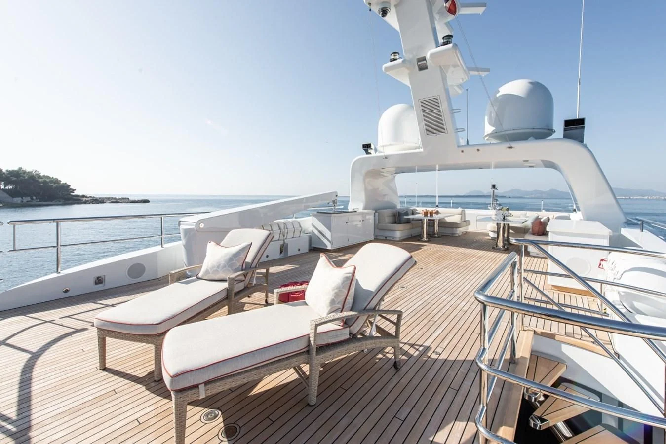 a boat on the water aboard PHILOSOPHY Yacht for Sale