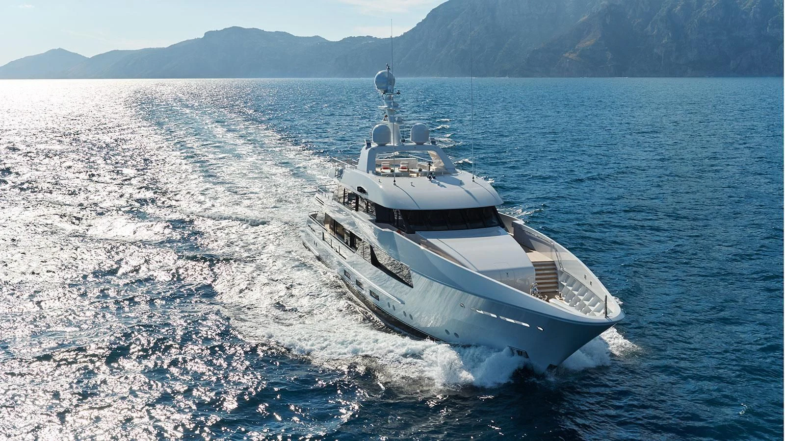 a boat on the water aboard PHILOSOPHY Yacht for Sale