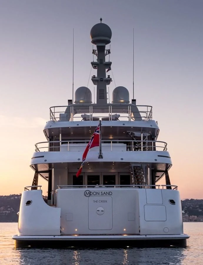 a large white ship aboard PHILOSOPHY Yacht for Sale