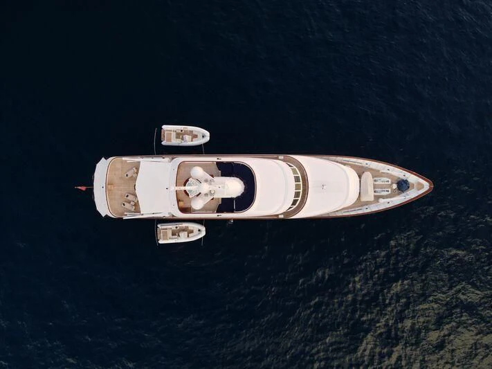 a metal object with a metal handle aboard AURORA Yacht for Sale