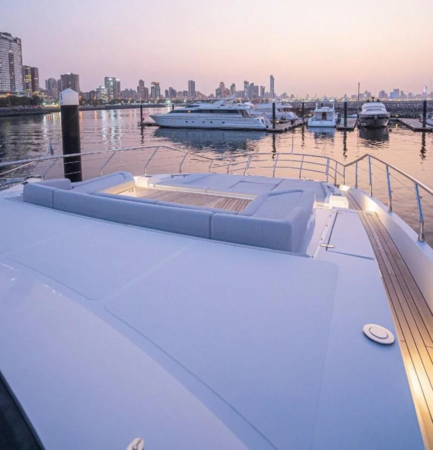 a boat on the water aboard LULWA Yacht for Sale