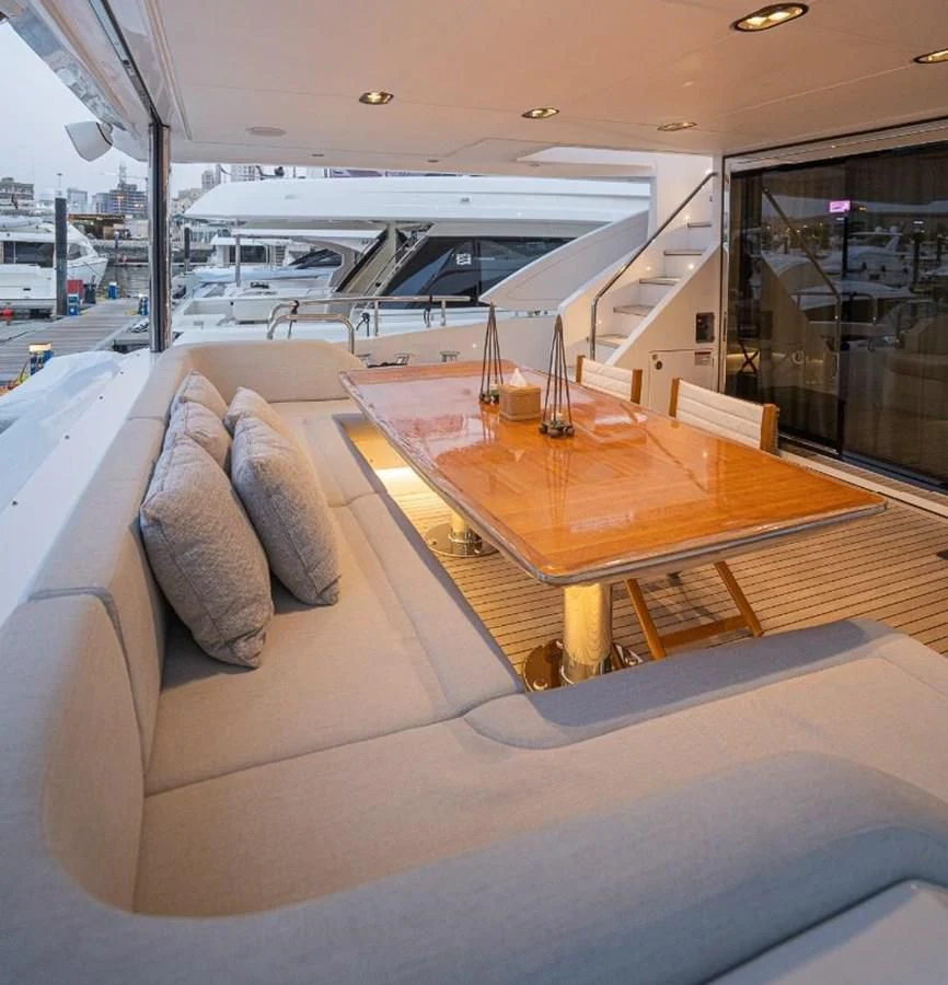 a boat on a boat aboard LULWA Yacht for Sale