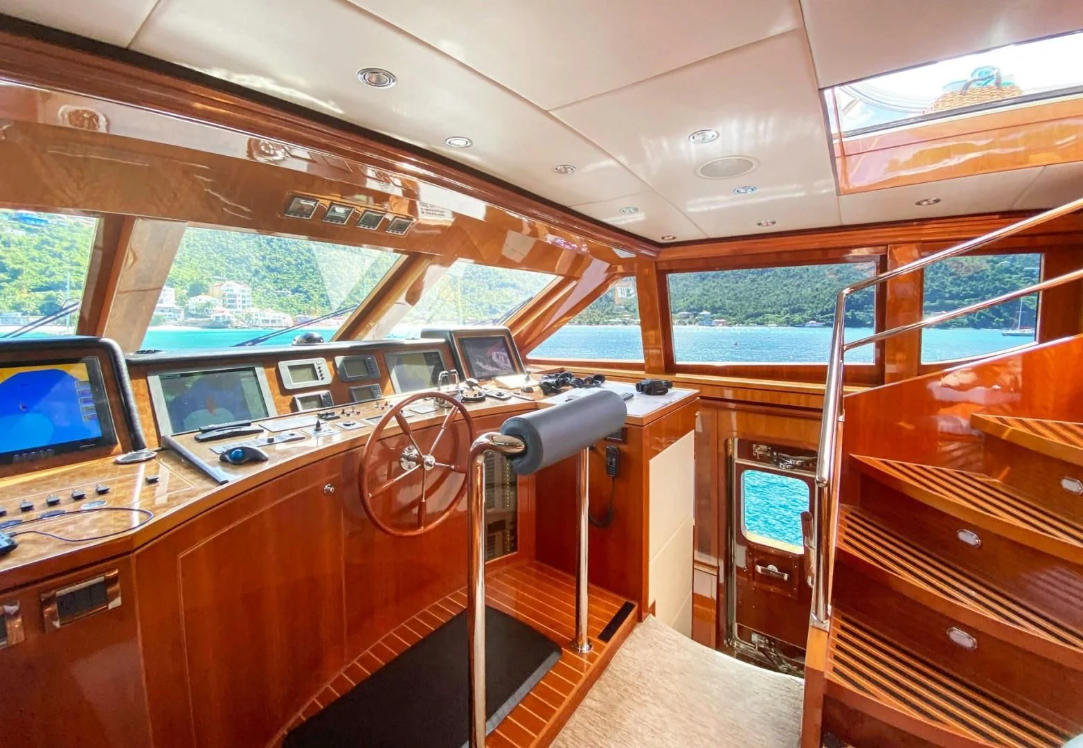 inside of a boat aboard CYNDERELLA Yacht for Sale