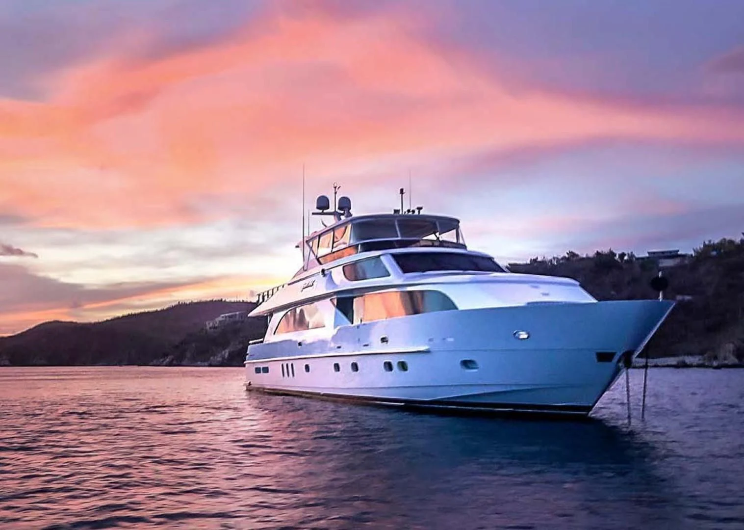 a boat in the water aboard CYNDERELLA Yacht for Sale