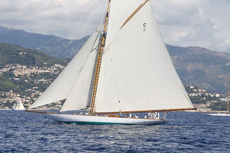 a sailboat on the water aboard MARIQUITA Yacht for Sale