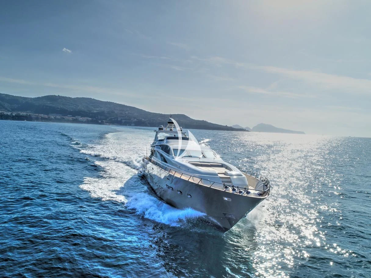 a boat on the water aboard RAMSES II Yacht for Sale
