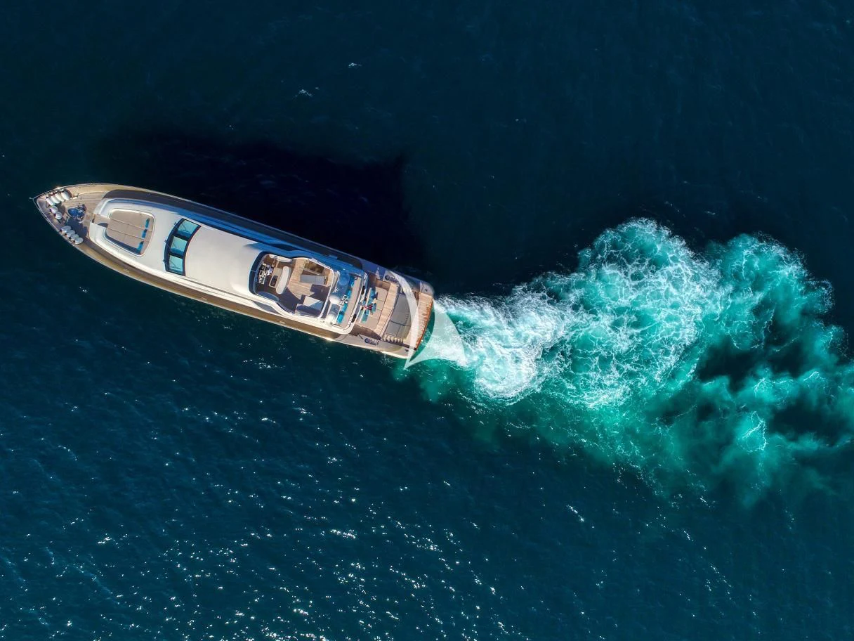 a boat in the water aboard RAMSES II Yacht for Sale