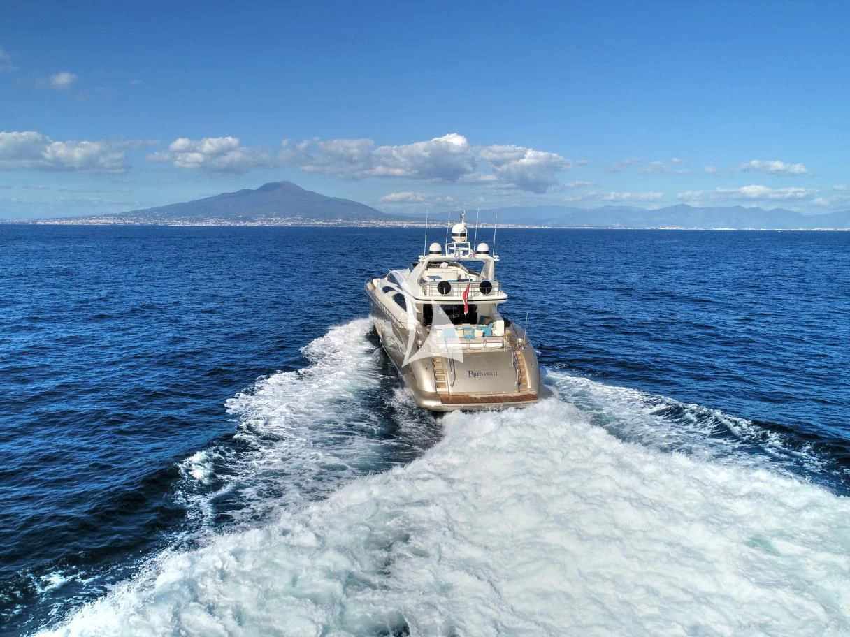a boat on the water aboard RAMSES II Yacht for Sale