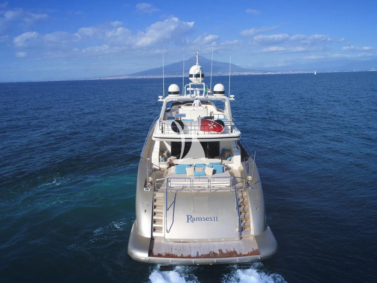 a boat in the water aboard RAMSES II Yacht for Sale