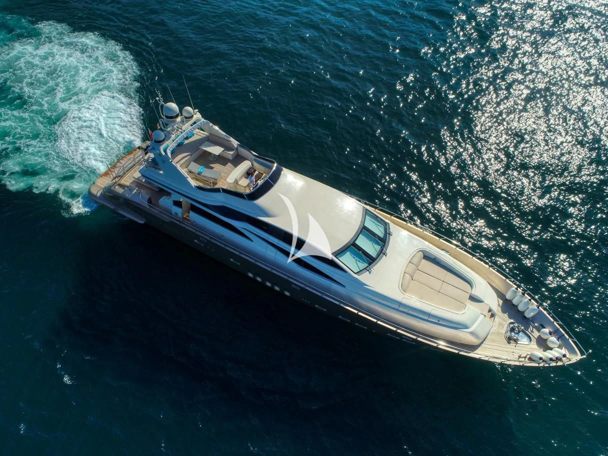 a boat on the water aboard RAMSES II Yacht for Sale