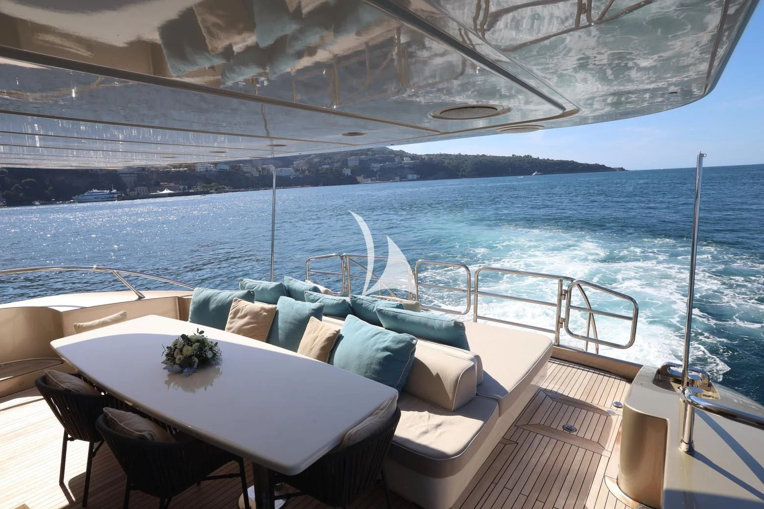 a boat on the water aboard RAMSES II Yacht for Sale