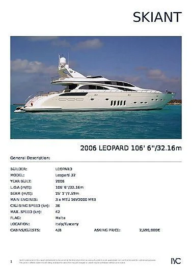 text aboard RAMSES II Yacht for Sale