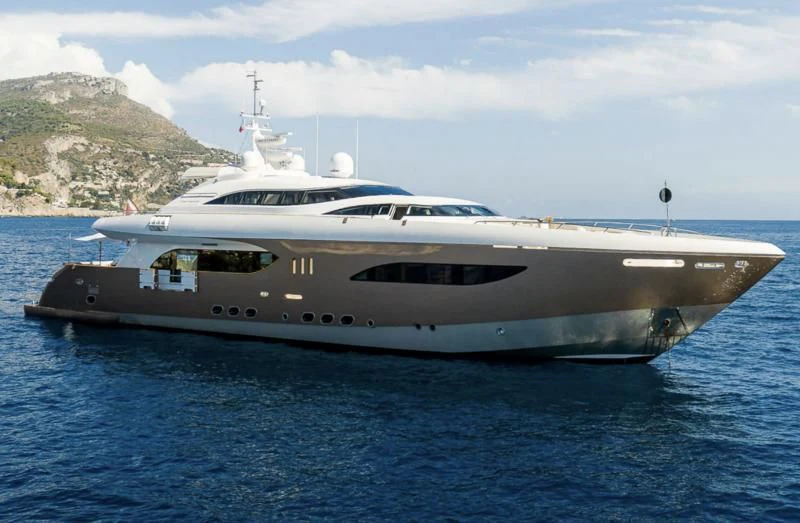 a boat in the water aboard QHT Yacht for Sale