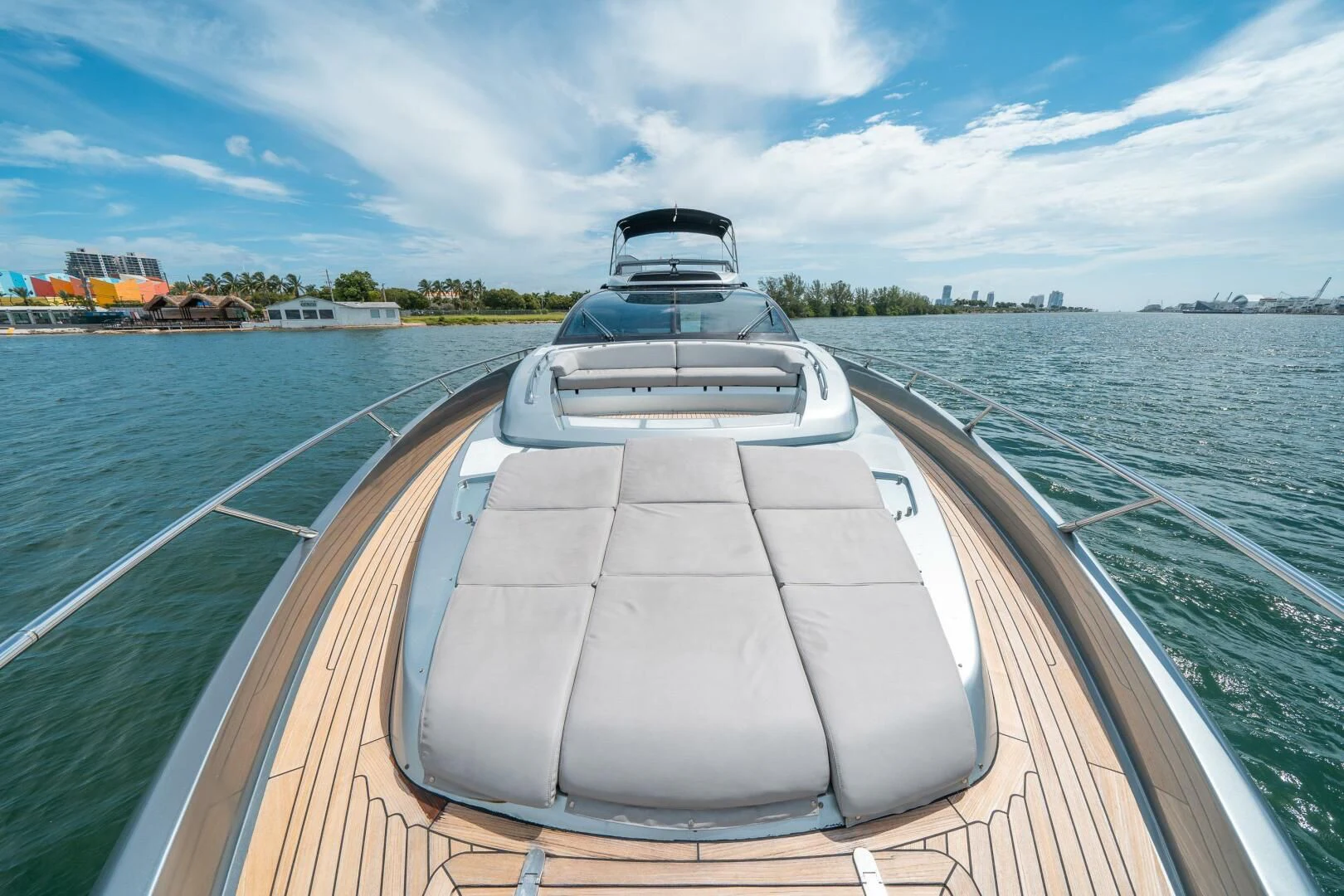 a boat on a water body aboard RECREATIONAL USE Yacht for Sale