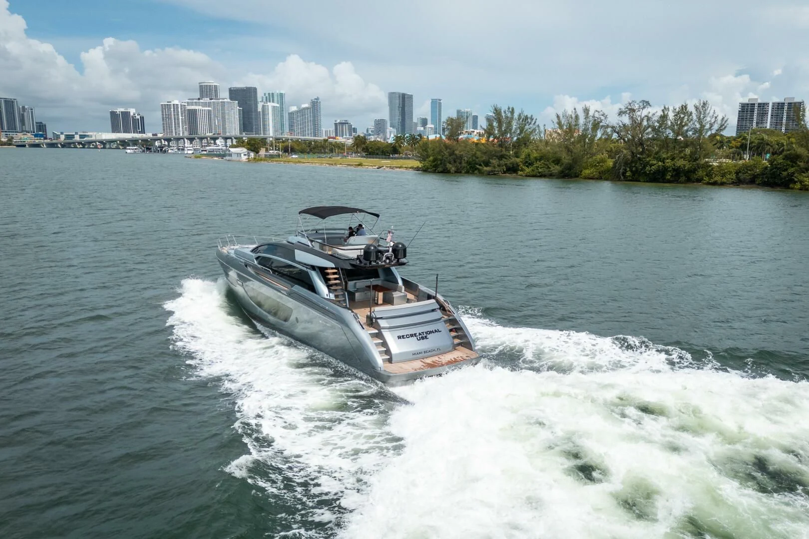 a boat on the water aboard RECREATIONAL USE Yacht for Sale