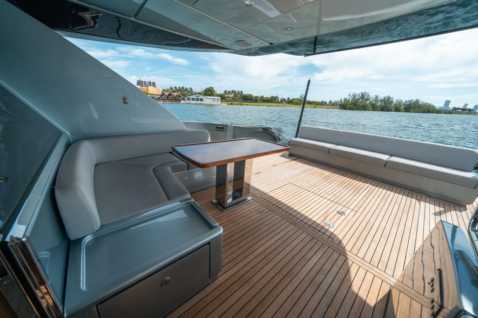 a boat on a lake aboard RECREATIONAL USE Yacht for Sale