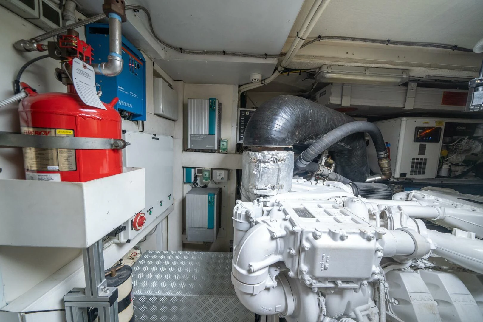 a close-up of a machine aboard RECREATIONAL USE Yacht for Sale