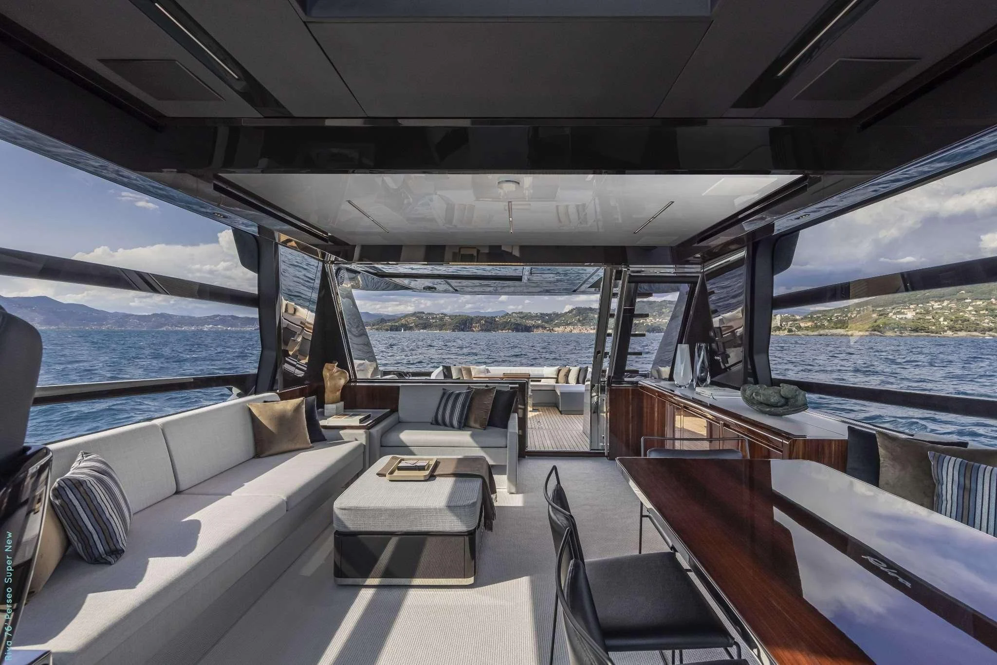 inside of a boat aboard RECREATIONAL USE Yacht for Sale