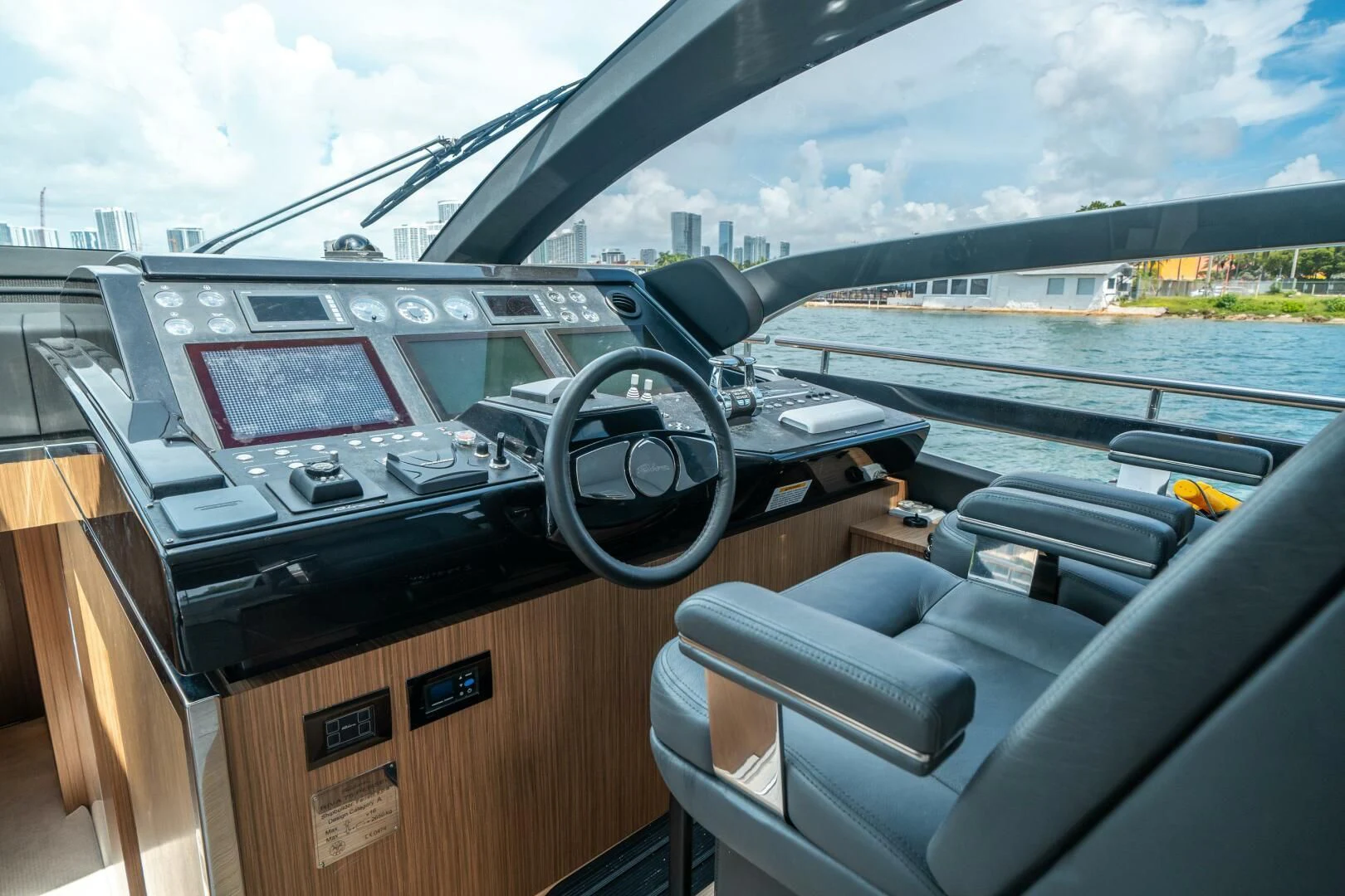 inside of a car aboard RECREATIONAL USE Yacht for Sale