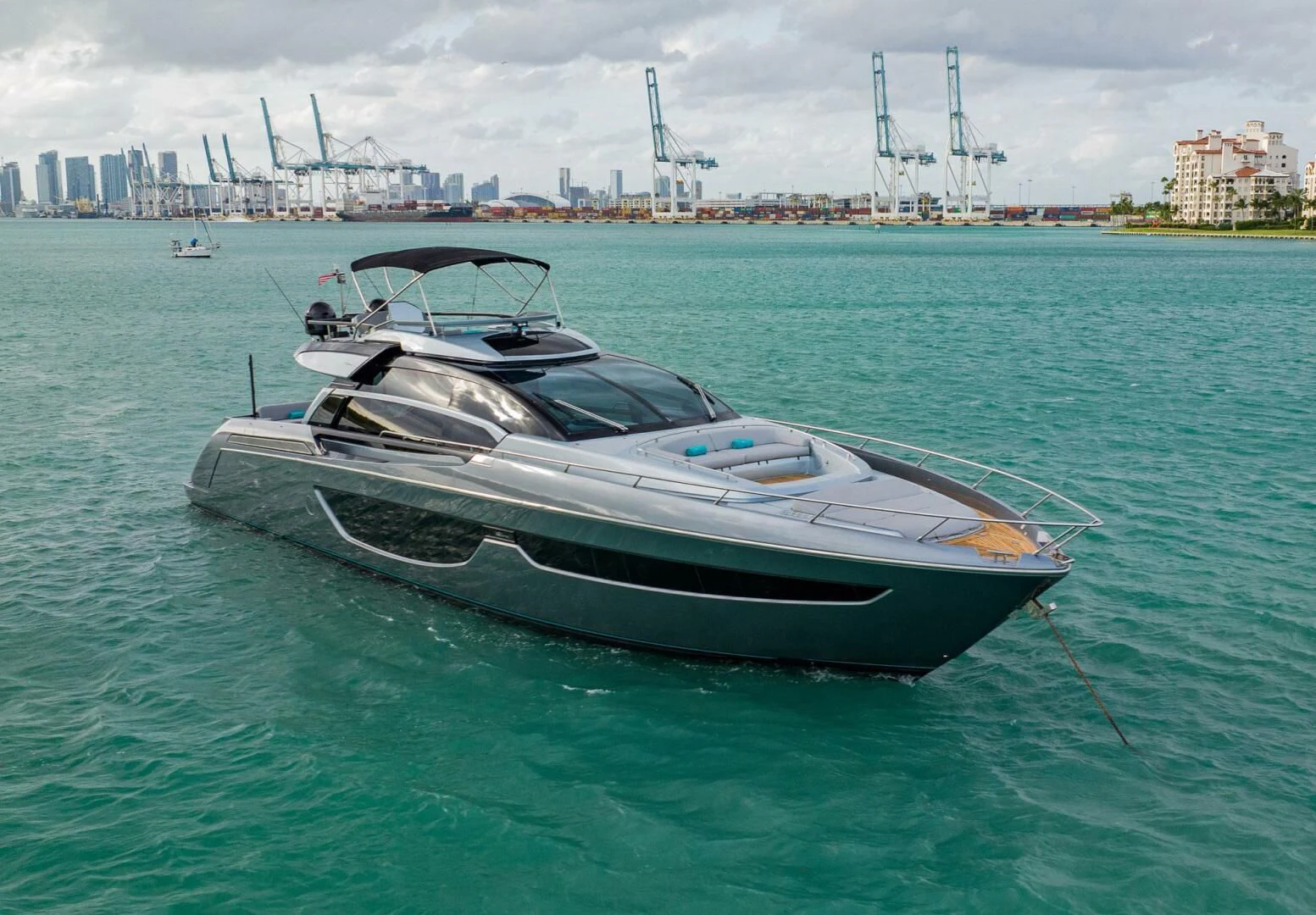 a boat in the water aboard RECREATIONAL USE Yacht for Sale