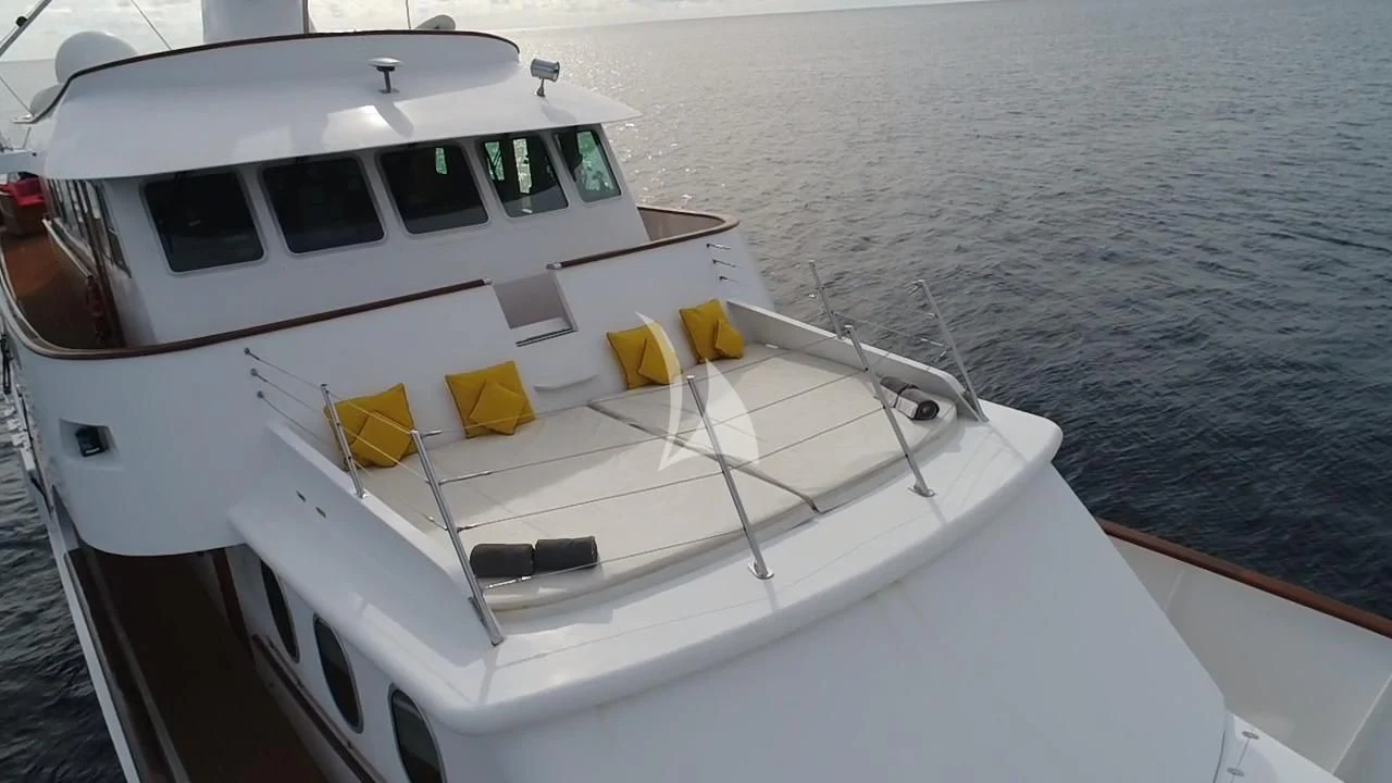 a boat on the water aboard SEA LION Yacht for Sale