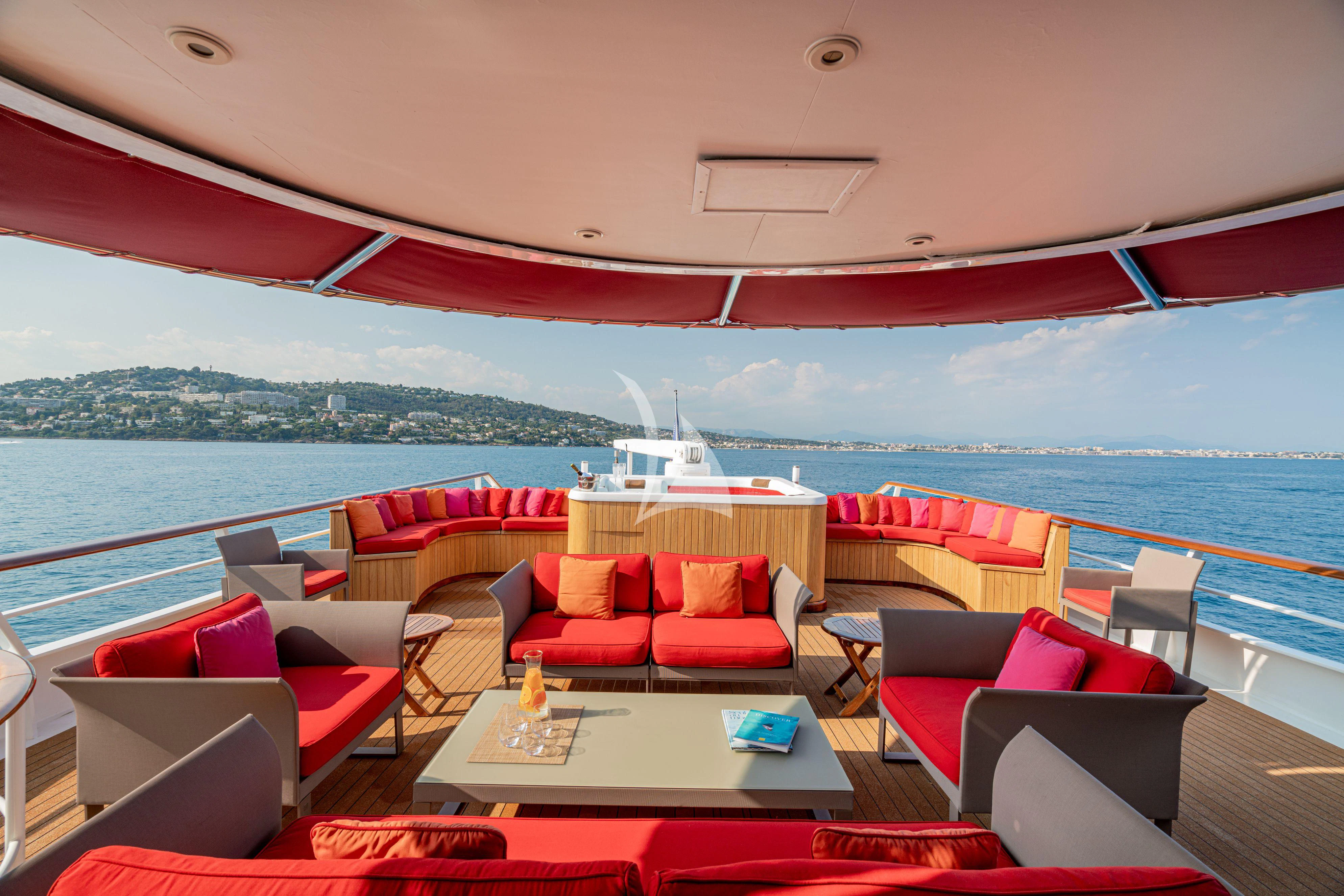 a boat on the water aboard SEA LION Yacht for Sale
