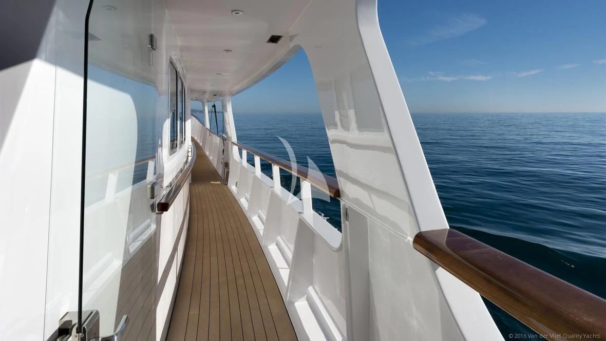 a boat on the water aboard SEA LION Yacht for Sale