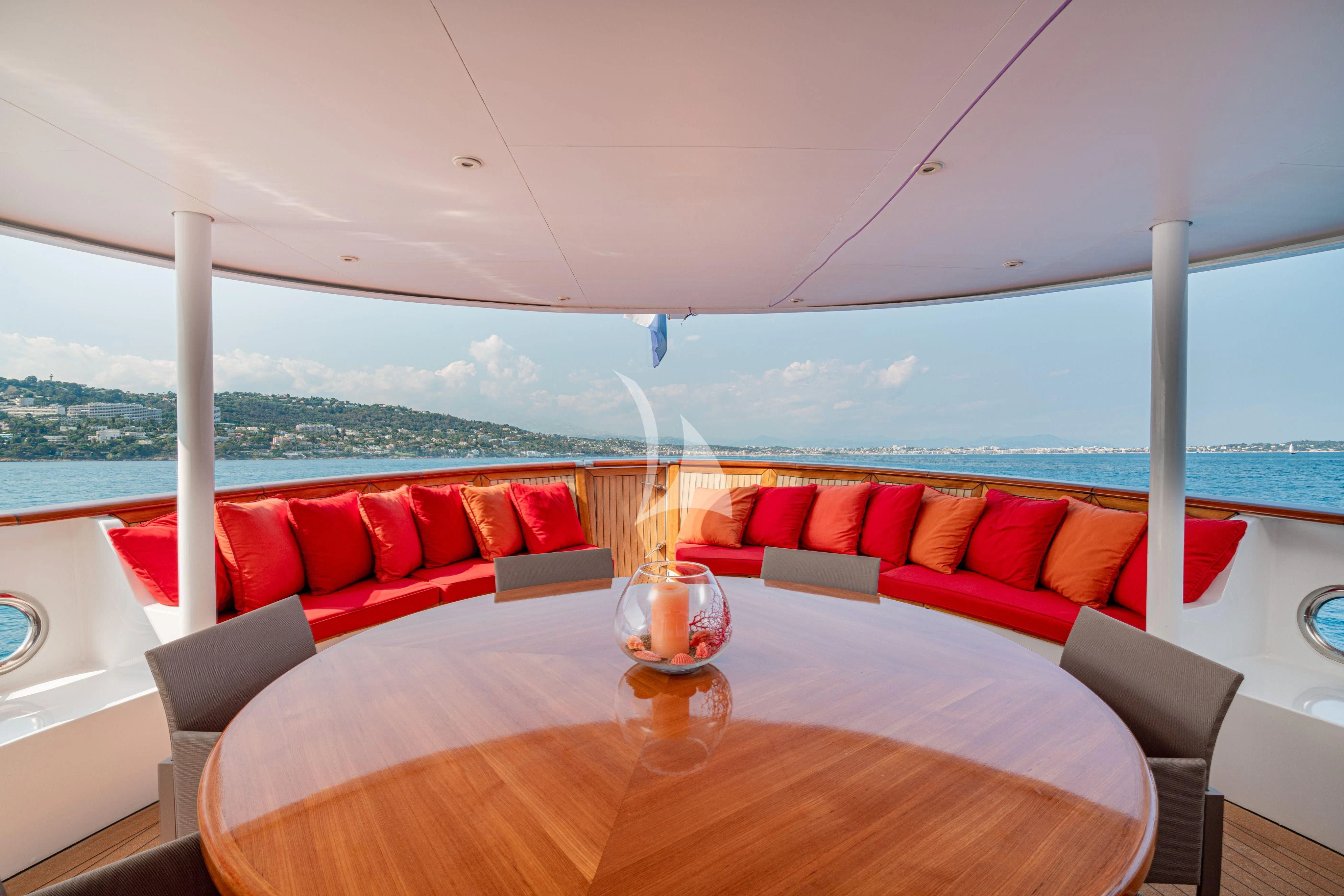 a boat on the water aboard SEA LION Yacht for Sale