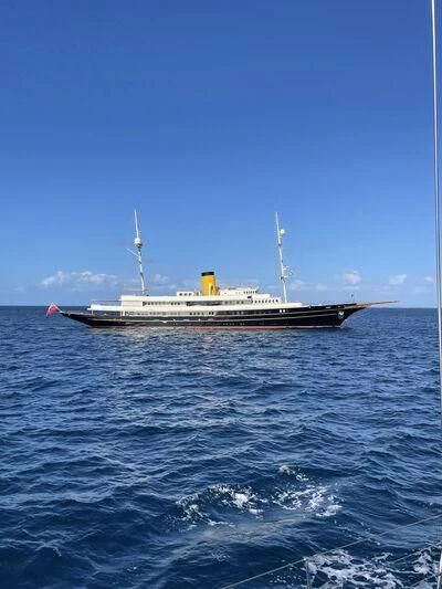 a ship in the water aboard NERO Yacht for Sale