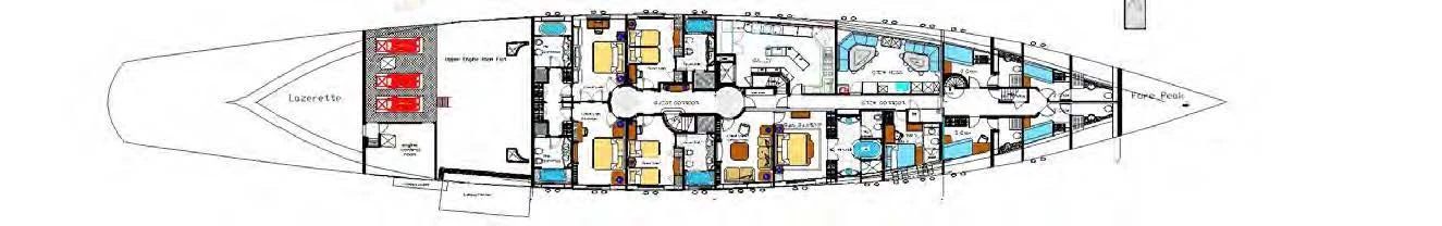 diagram aboard NERO Yacht for Sale