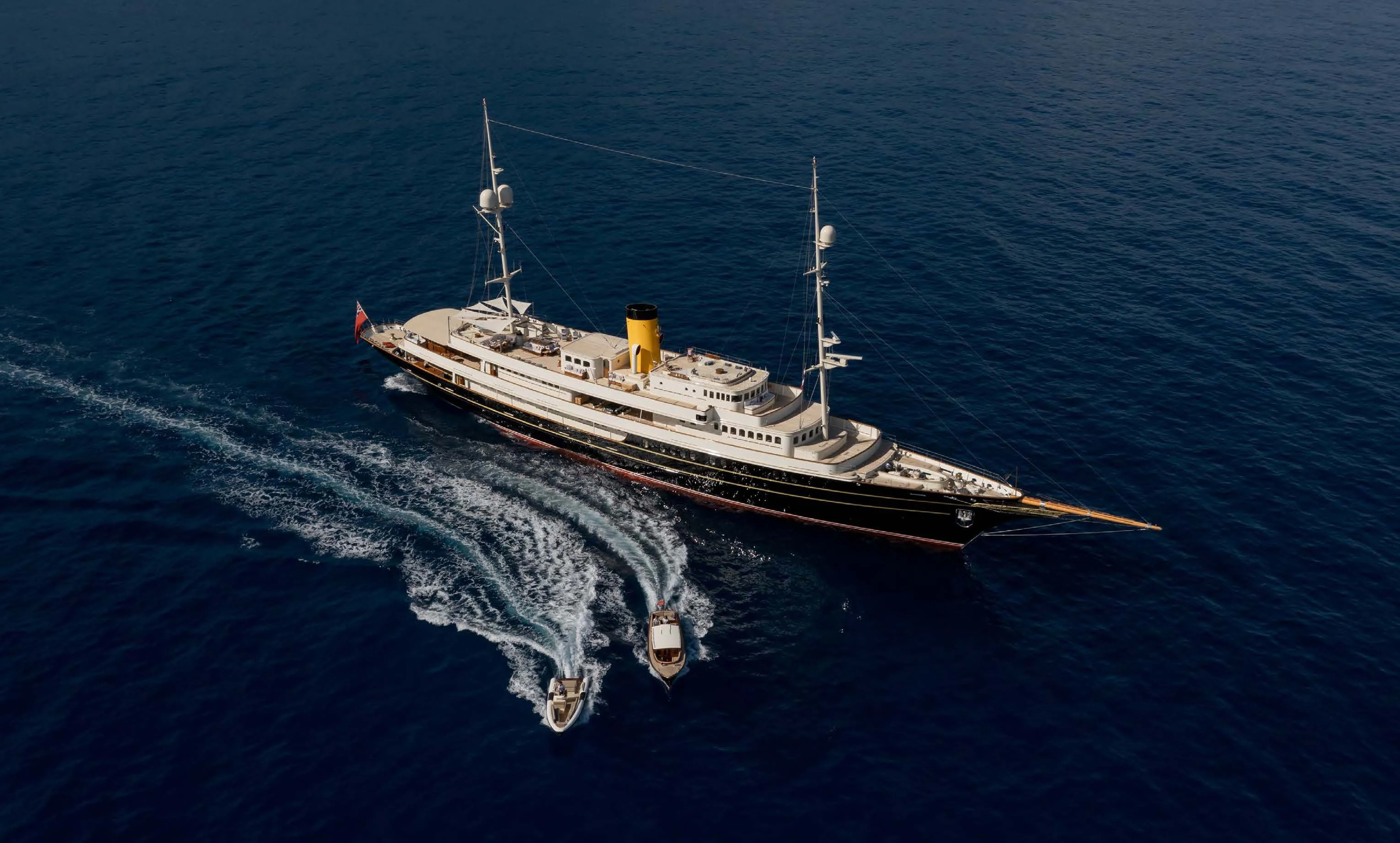a ship in the water aboard NERO Yacht for Sale