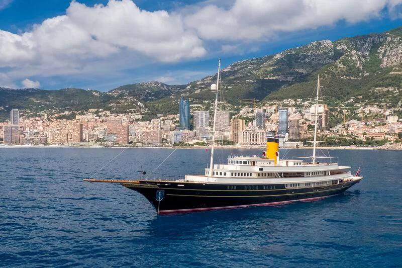 a boat in the water aboard NERO Yacht for Sale