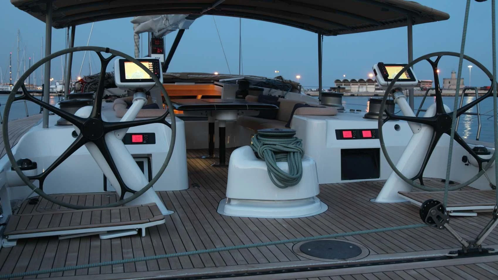 a machine on the counter aboard MARIA ALBA II Yacht for Sale
