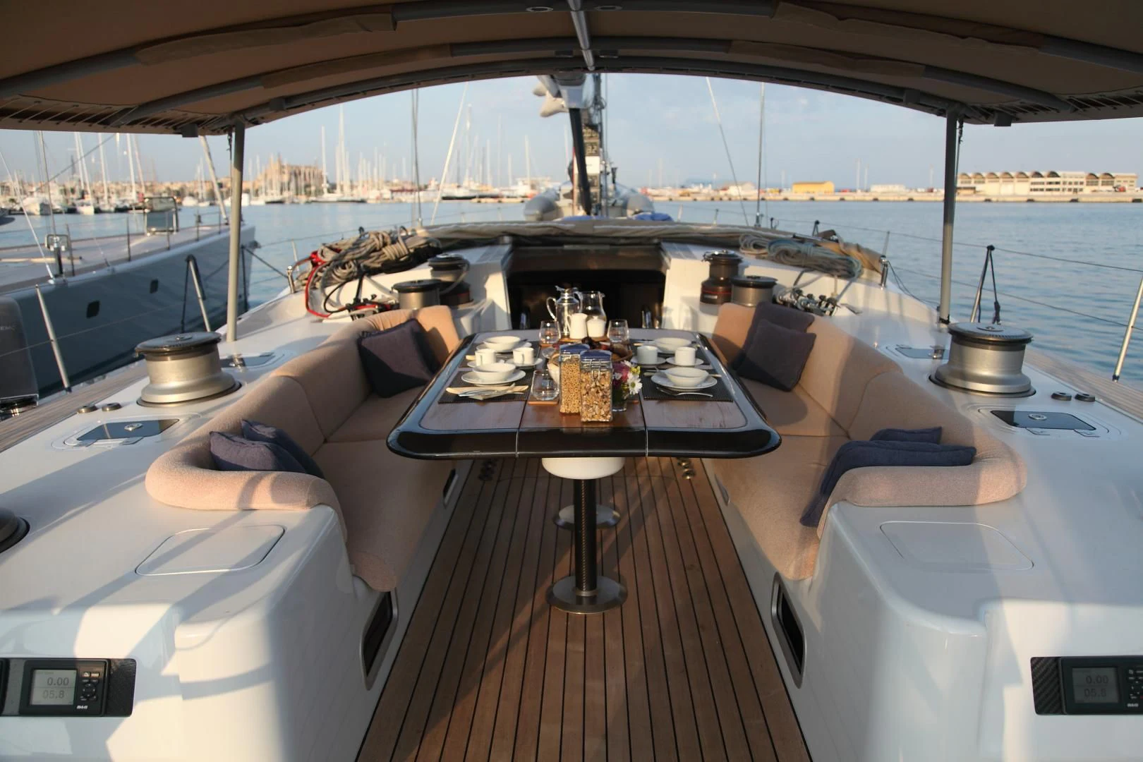 a boat on the water aboard MARIA ALBA II Yacht for Sale