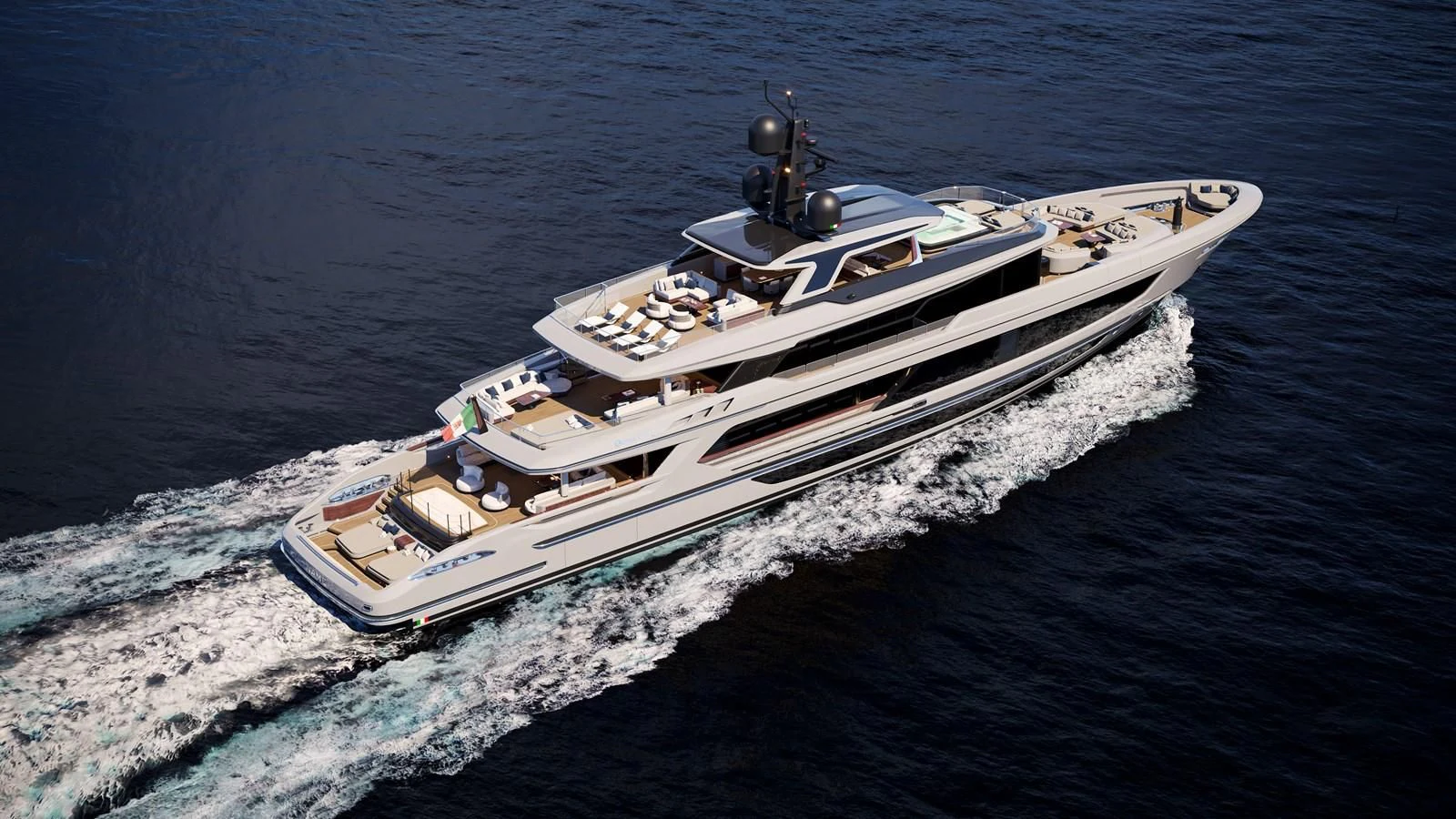 a ship on the water aboard ARK OF FATE Yacht for Sale