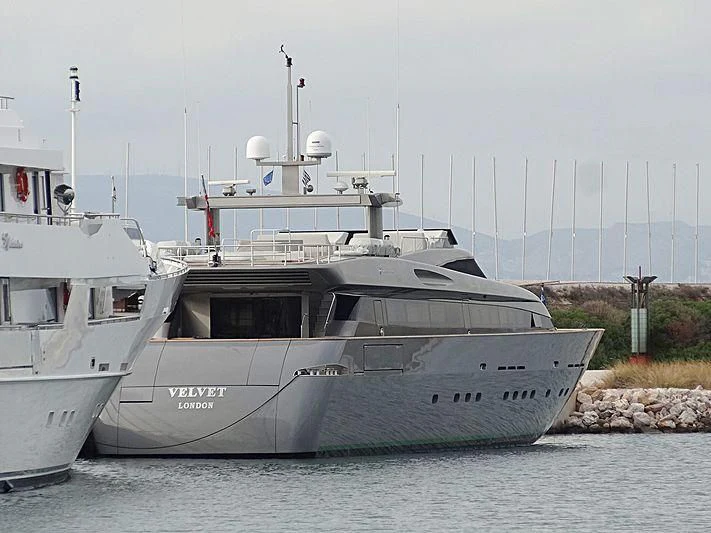 a couple of boats in the water aboard VELVET Yacht for Sale