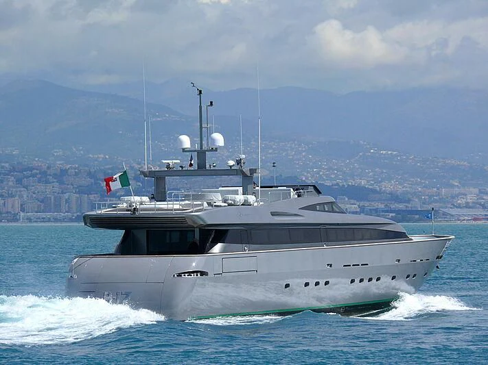 a boat on the water aboard VELVET Yacht for Sale