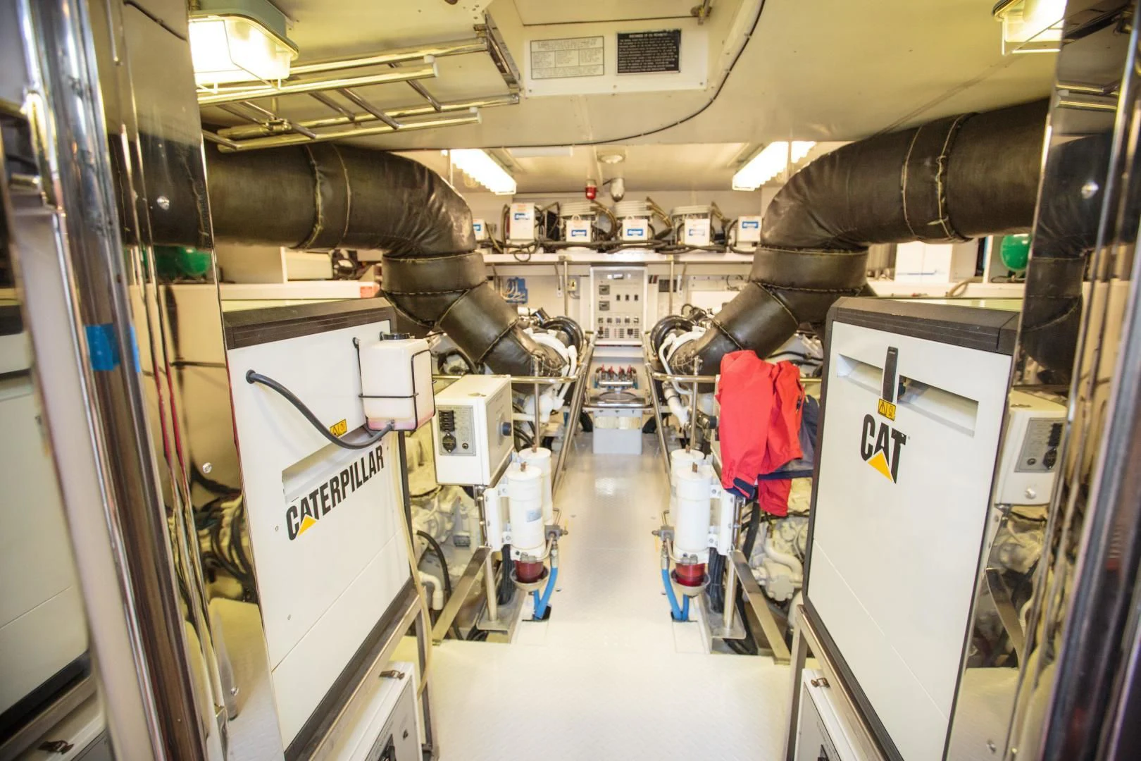 a room with machines aboard STERLING V Yacht for Sale