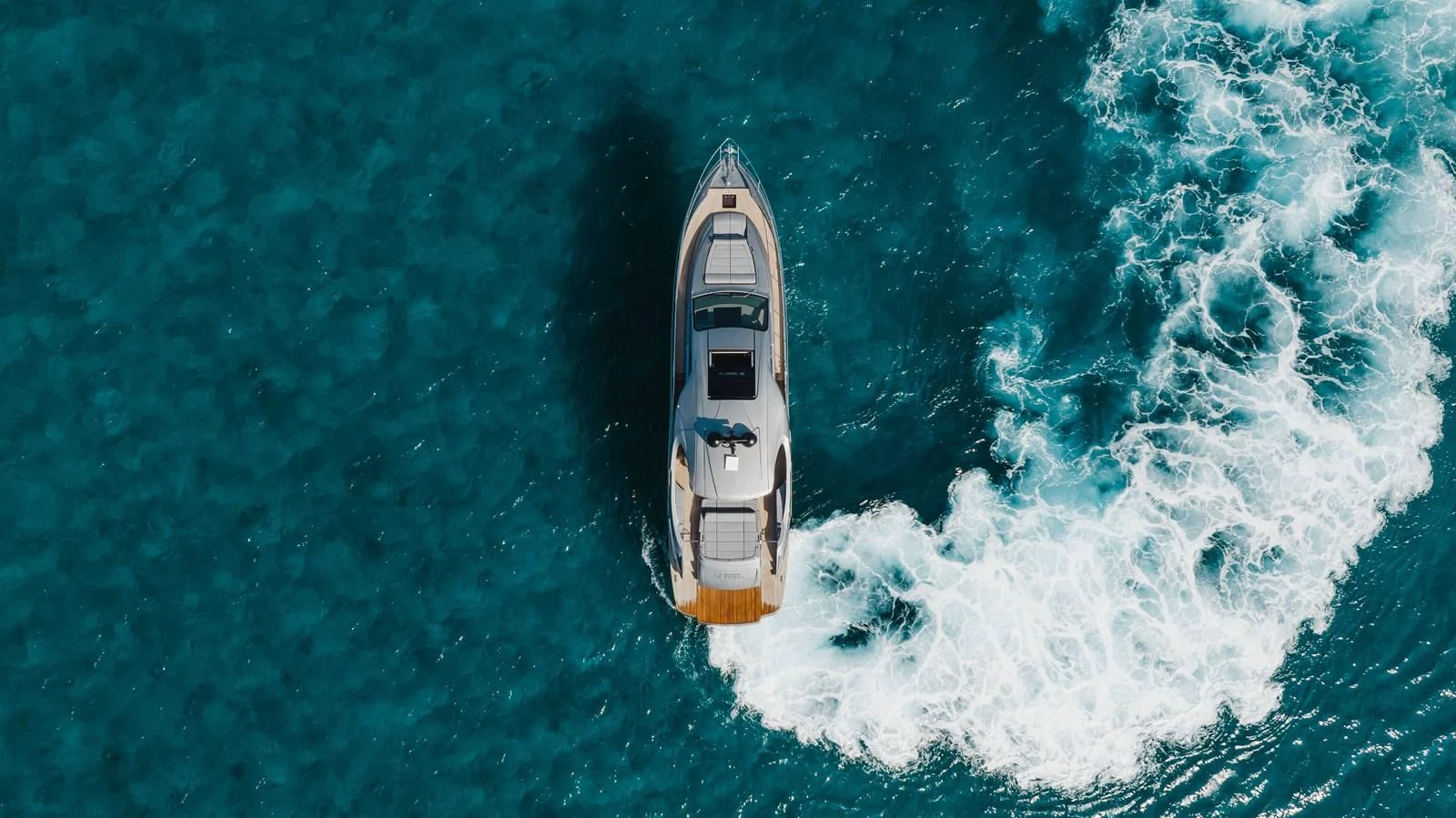 a boat in the water aboard UNREEL Yacht for Sale