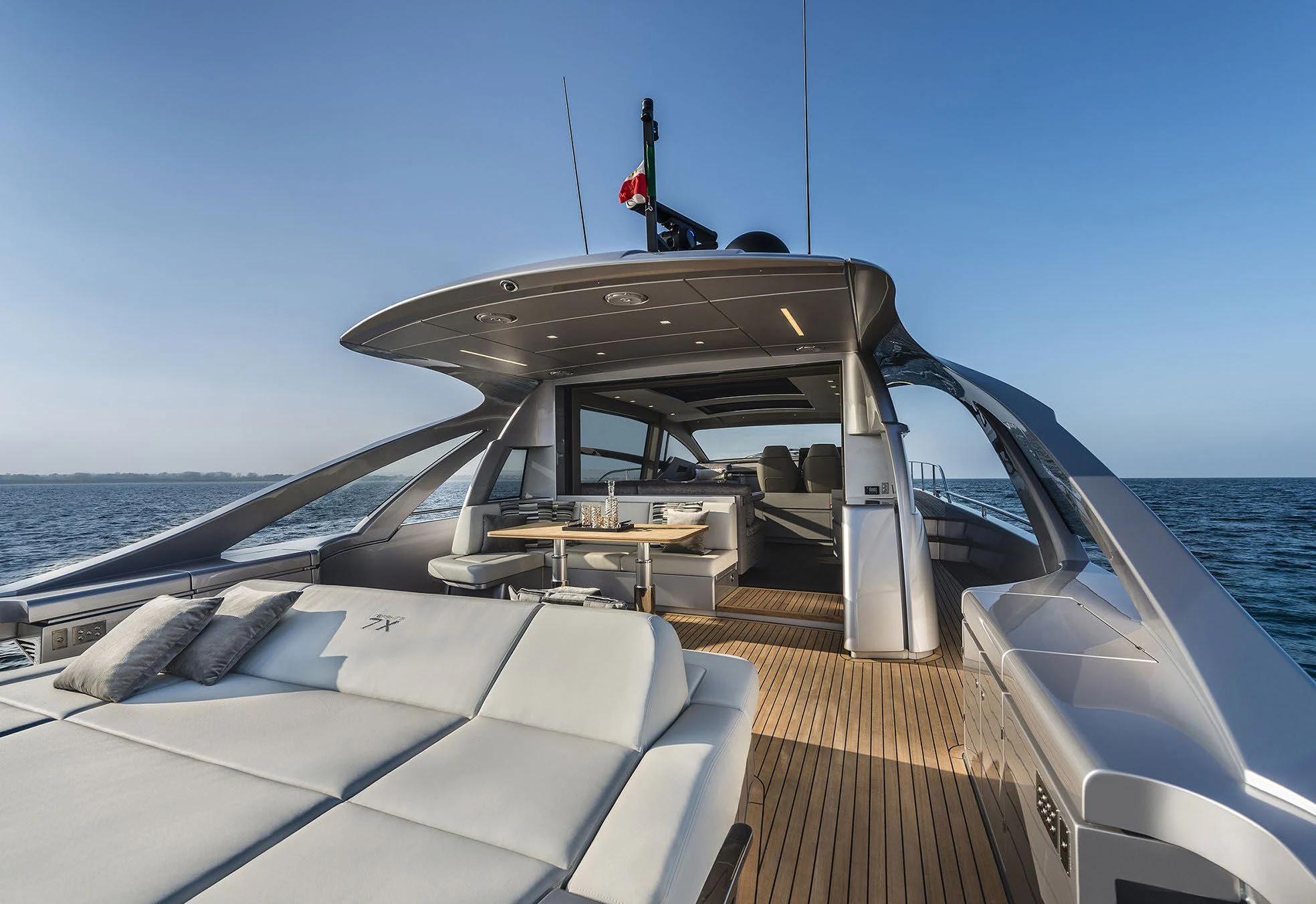 a boat on the water aboard UNREEL Yacht for Sale