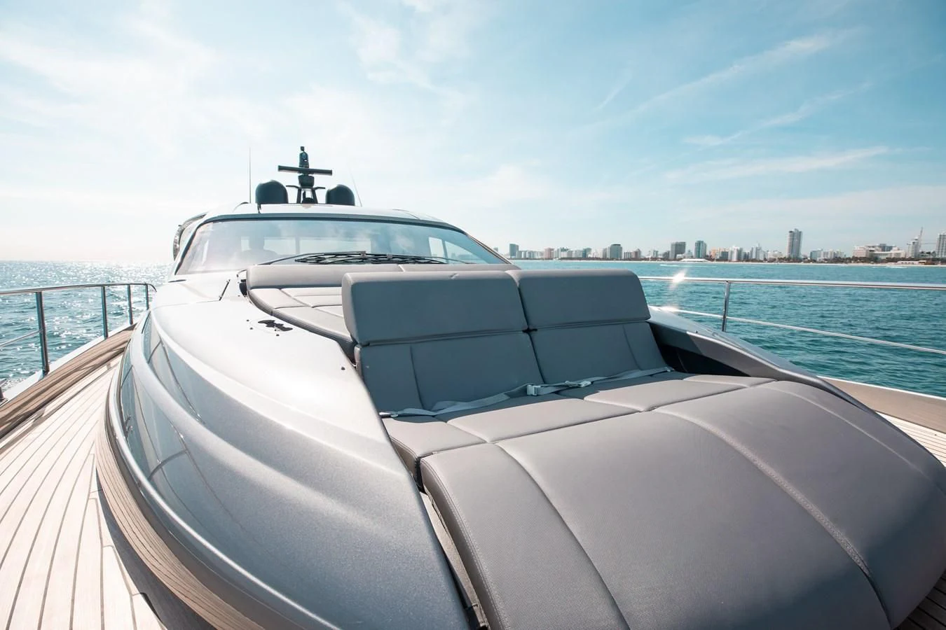 a boat on a body of water aboard UNREEL Yacht for Sale