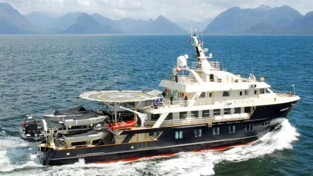 a ship on the water aboard ATMOSPHERE Yacht for Sale