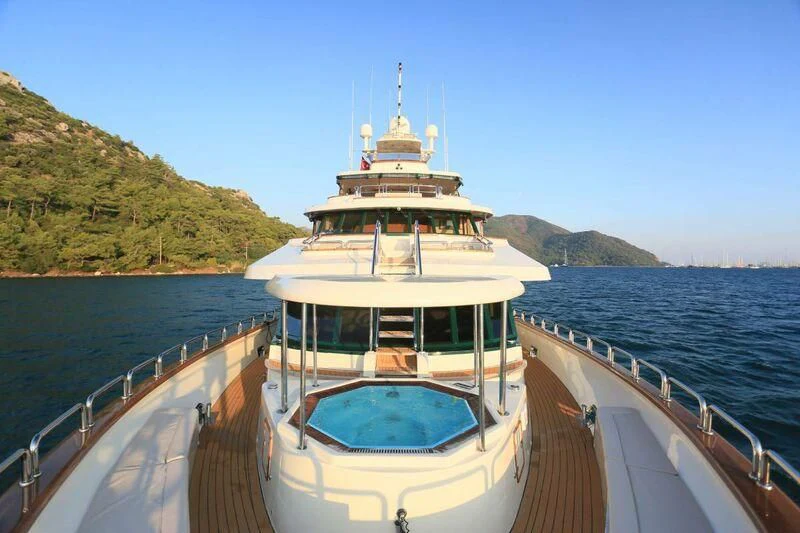 a boat on the water aboard FORTY LOVE Yacht for Charter