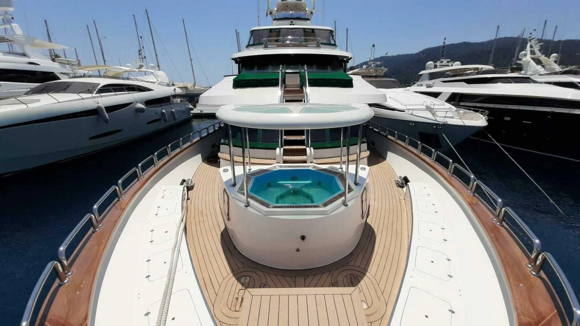 a boat in the water aboard FORTY LOVE Yacht for Charter