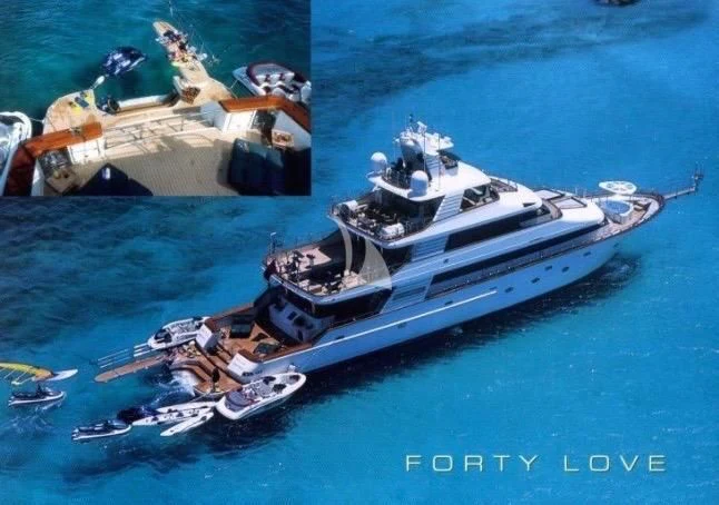 a boat on the water aboard FORTY LOVE Yacht for Charter