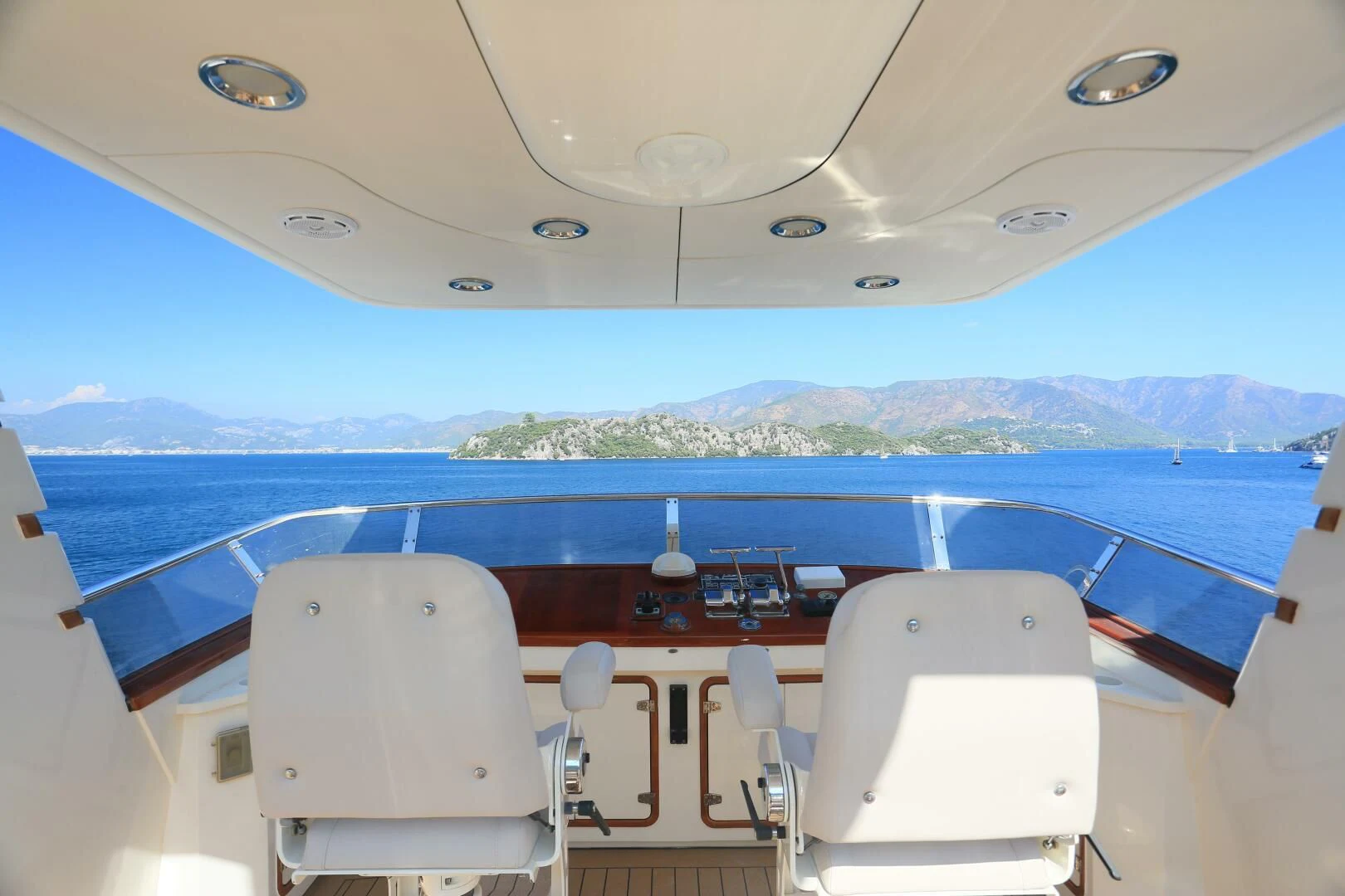 a boat on the water aboard FORTY LOVE Yacht for Charter