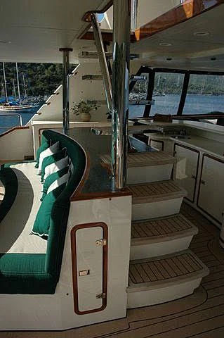 inside of a boat aboard FORTY LOVE Yacht for Charter