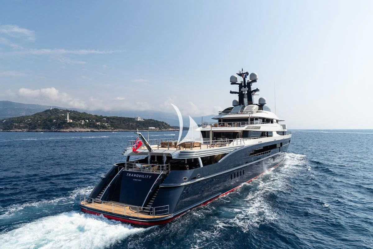a boat on the water aboard DRAAK Yacht for Sale